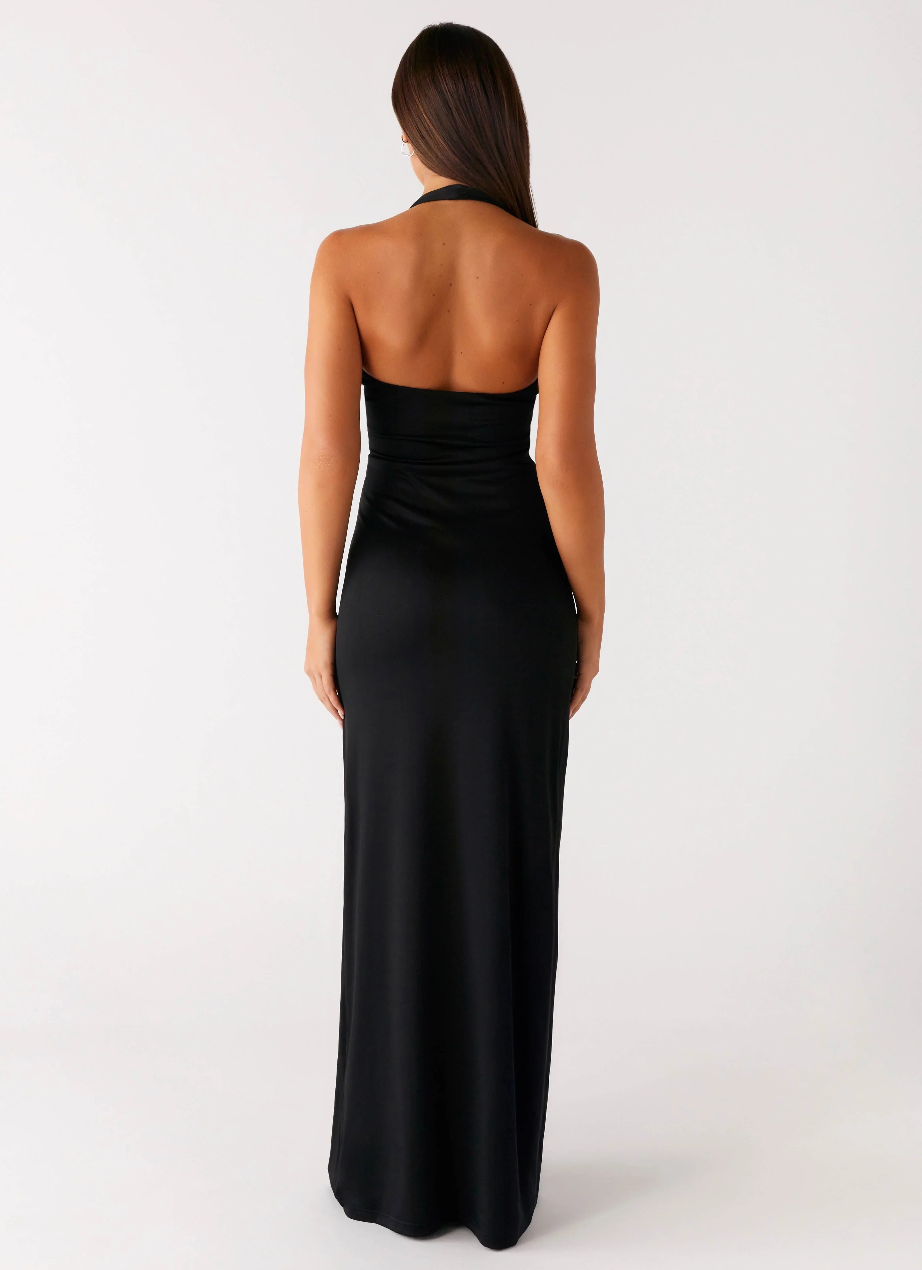 Midnight Dreams Maxi Dress - Black