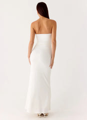 Party After Party Shell Maxi Dress - White