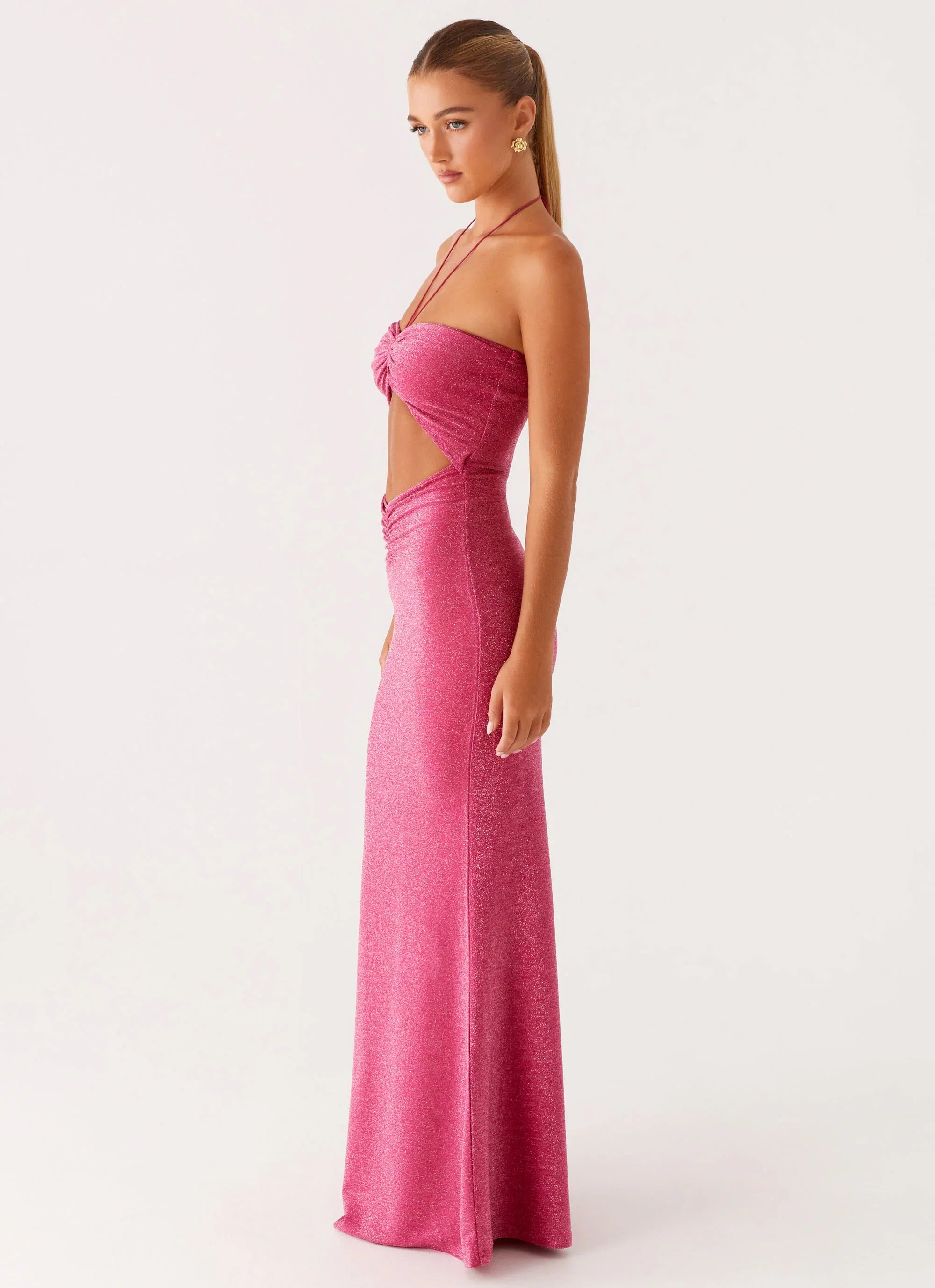 Lorenzo Maxi Dress - Raspberry