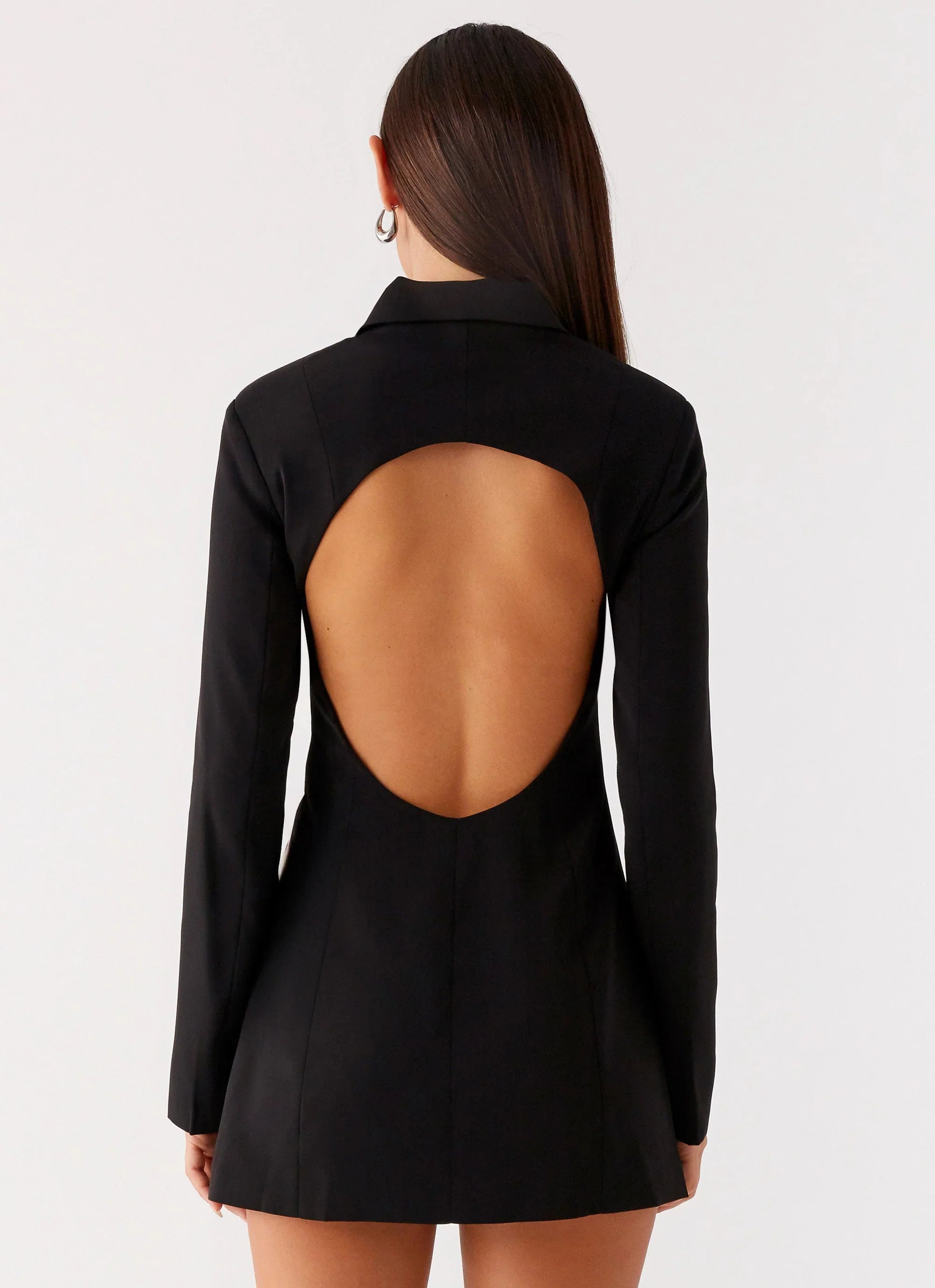 Memphis Blazer Mini Dress - Black