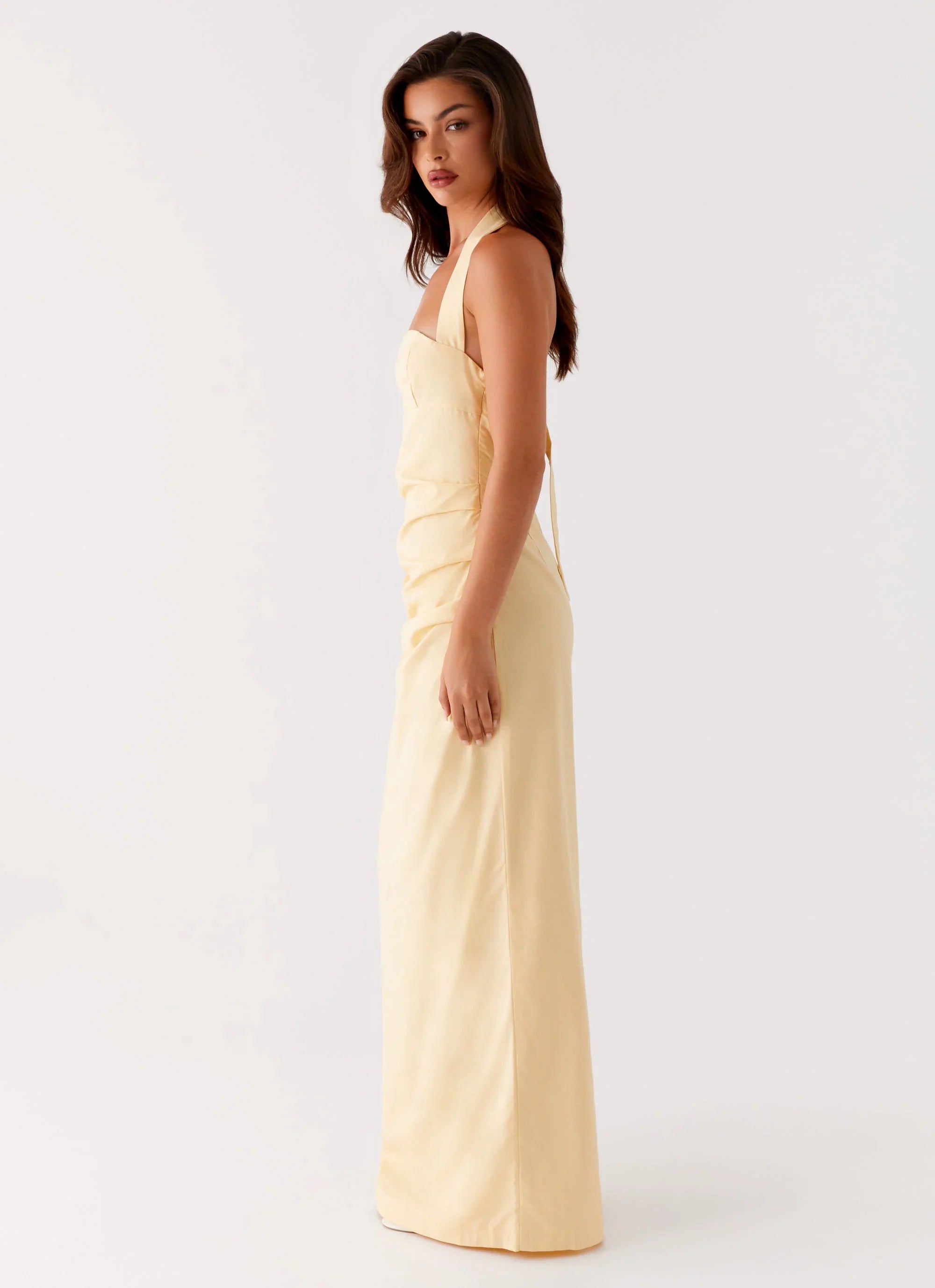 Rumour Has it Maxi Dress - Yellow