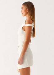 Alina Mini Dress - Ivory