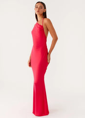 Amari Maxi Dress - Raspberry