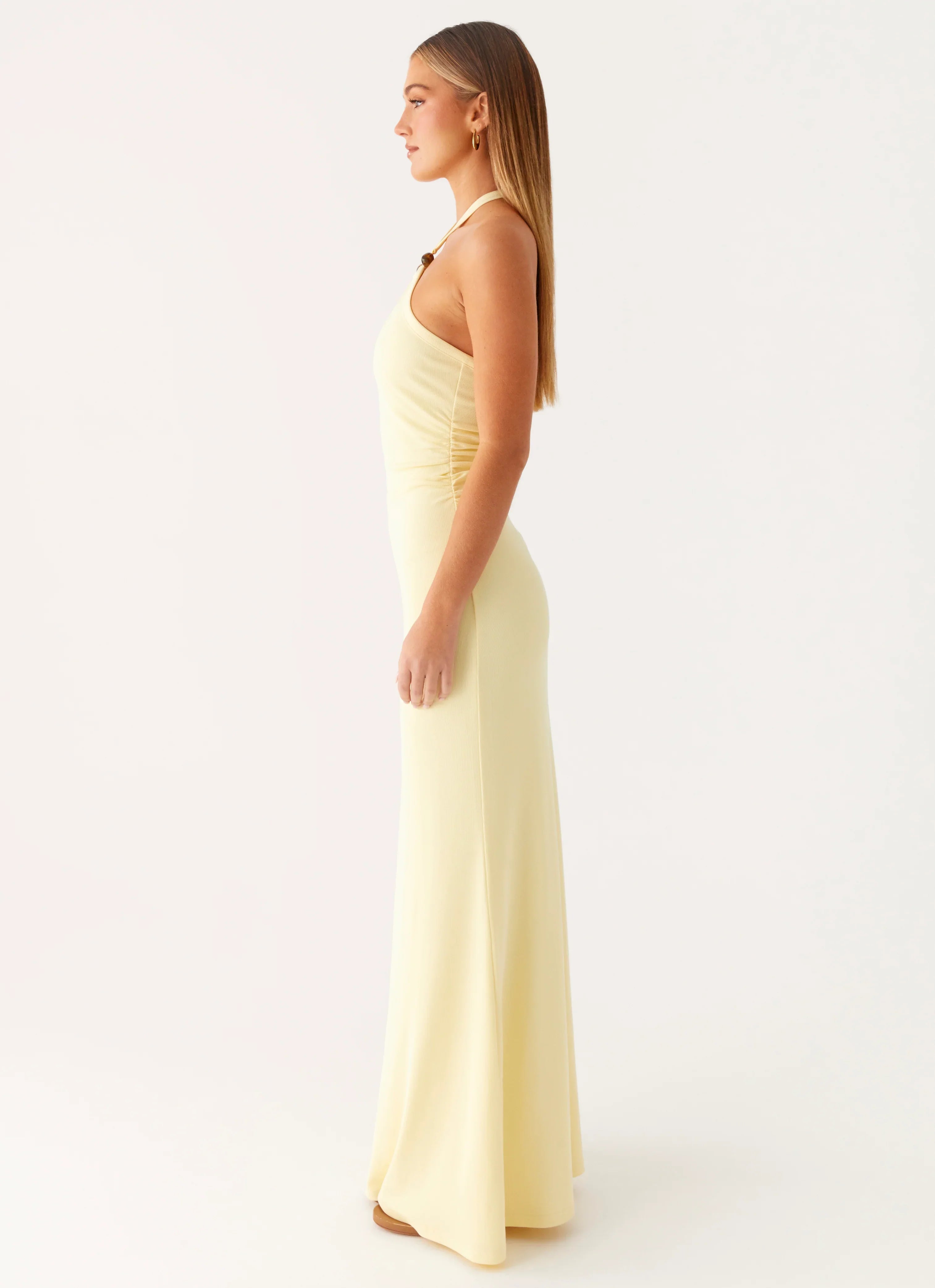 Instant Attraction Maxi Dress - Yellow