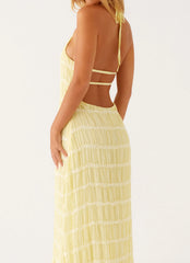 Aullie Maxi Dress - Yellow
