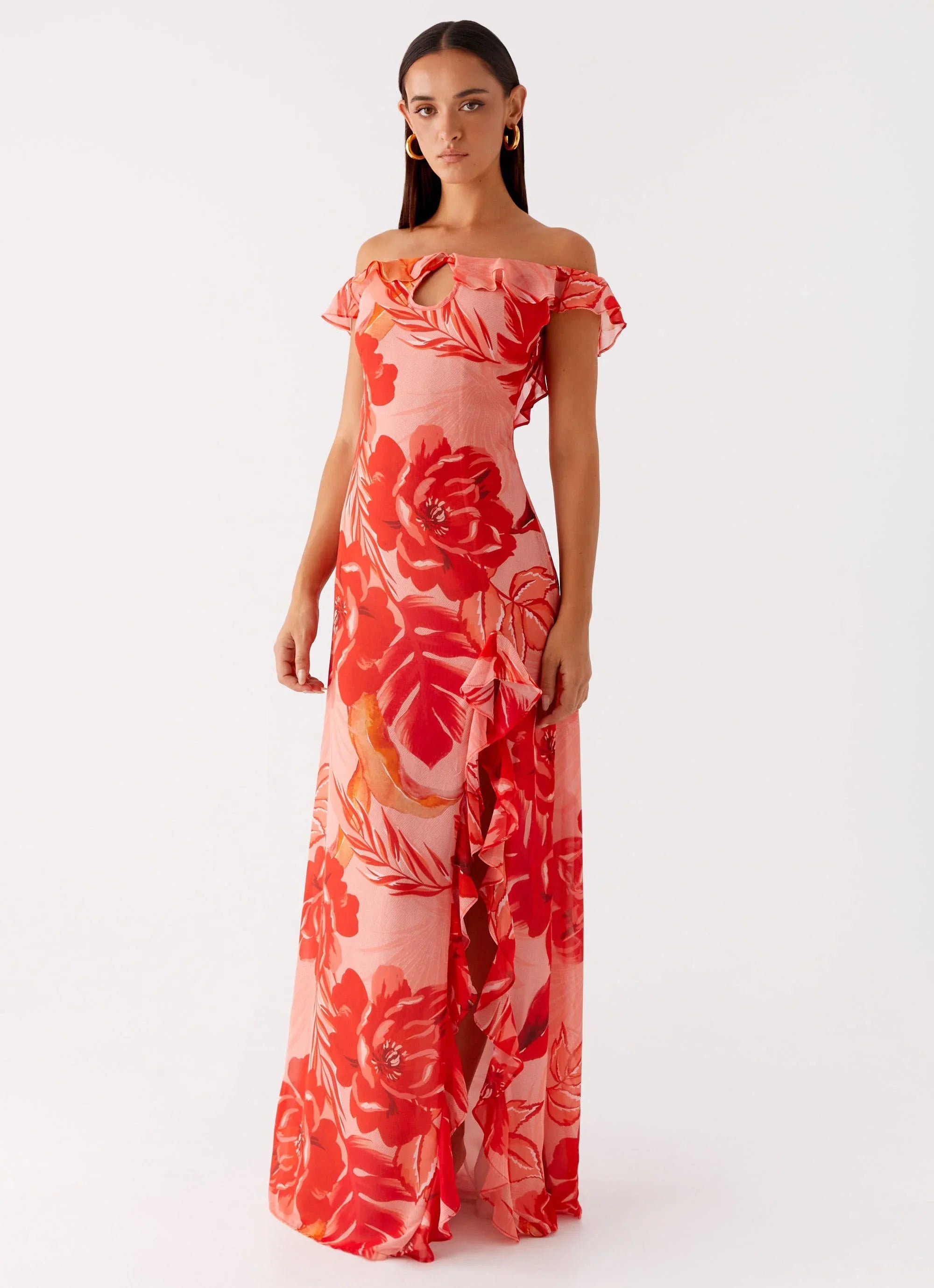 Cassiday Maxi Dress - Sicily Sunsets Print