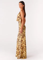 Viva Lune Maxi Dress - Laguna Print