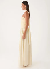 Elianah Scarf Maxi Dress - Yellow