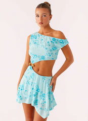 Aletta Sequin Mini Dress - Blue
