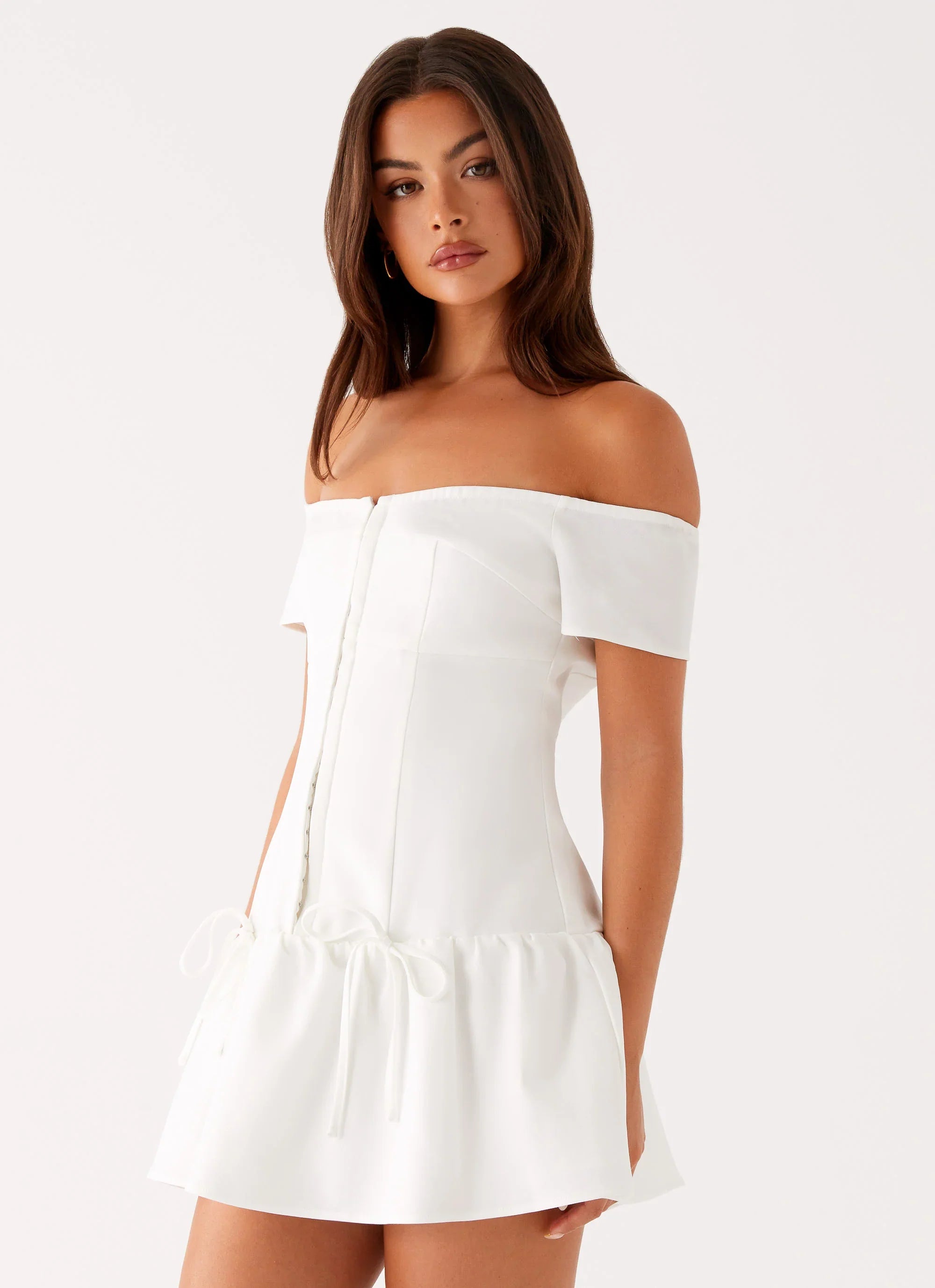 Penny Mini Dress - White
