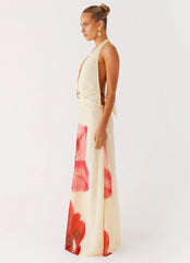 Belivia Maxi Dress - Yellow Bloom