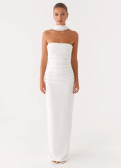 Libra Maxi Dress - White