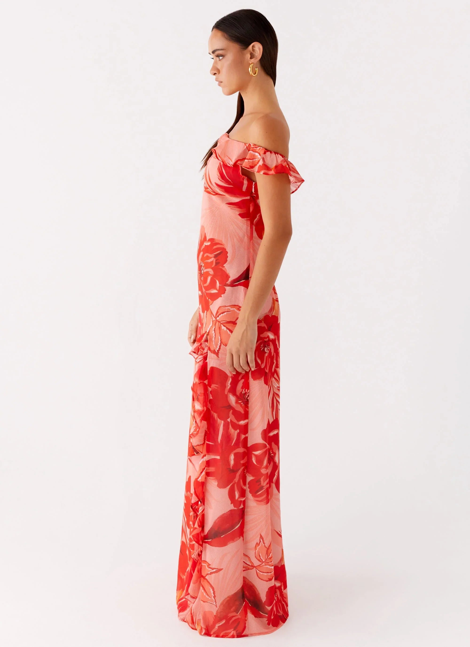Cassiday Maxi Dress - Sicily Sunsets Print