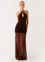 Somber Maxi Dress - Chocolate