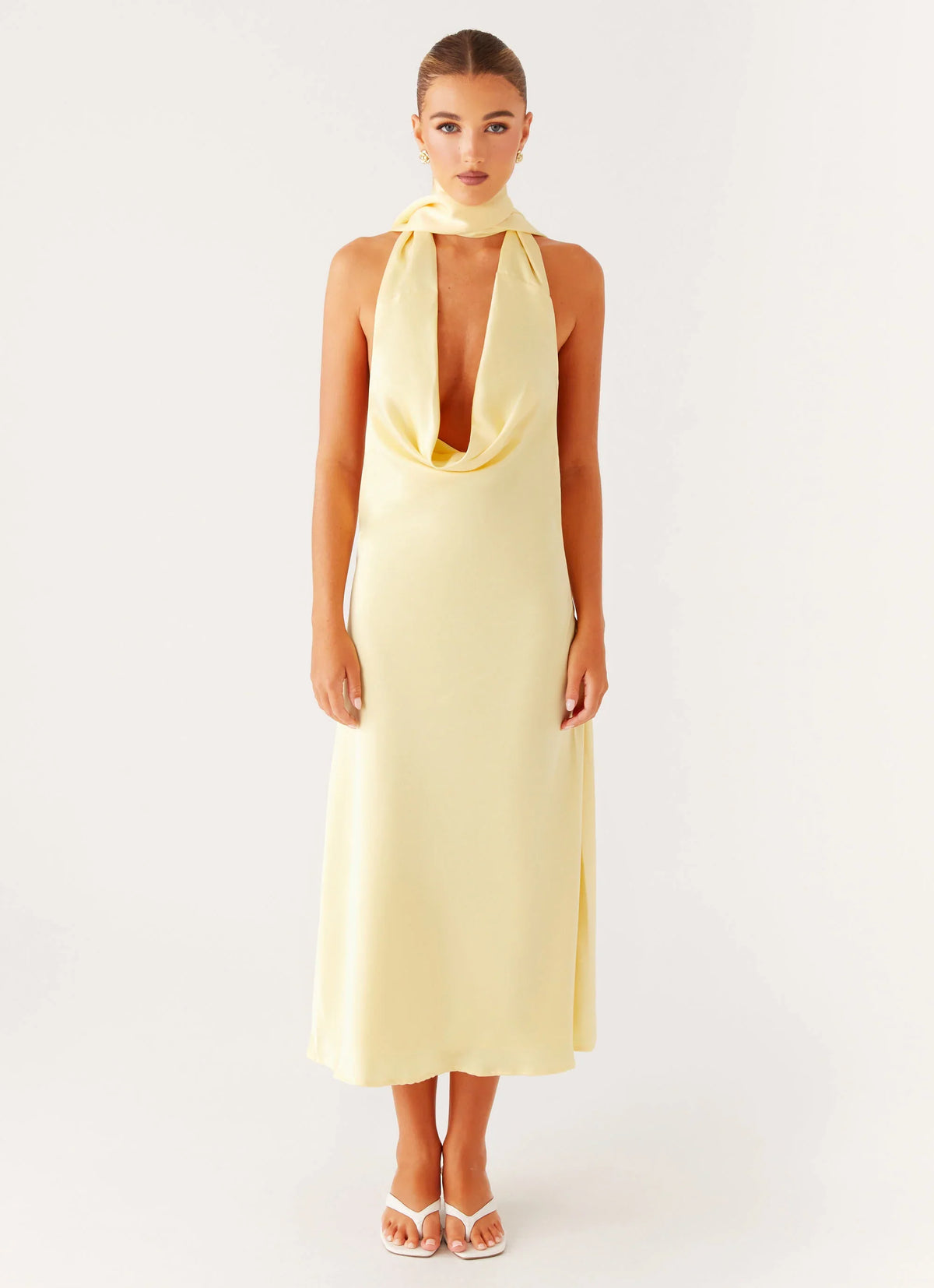 Sonny Midi Dress - Yellow