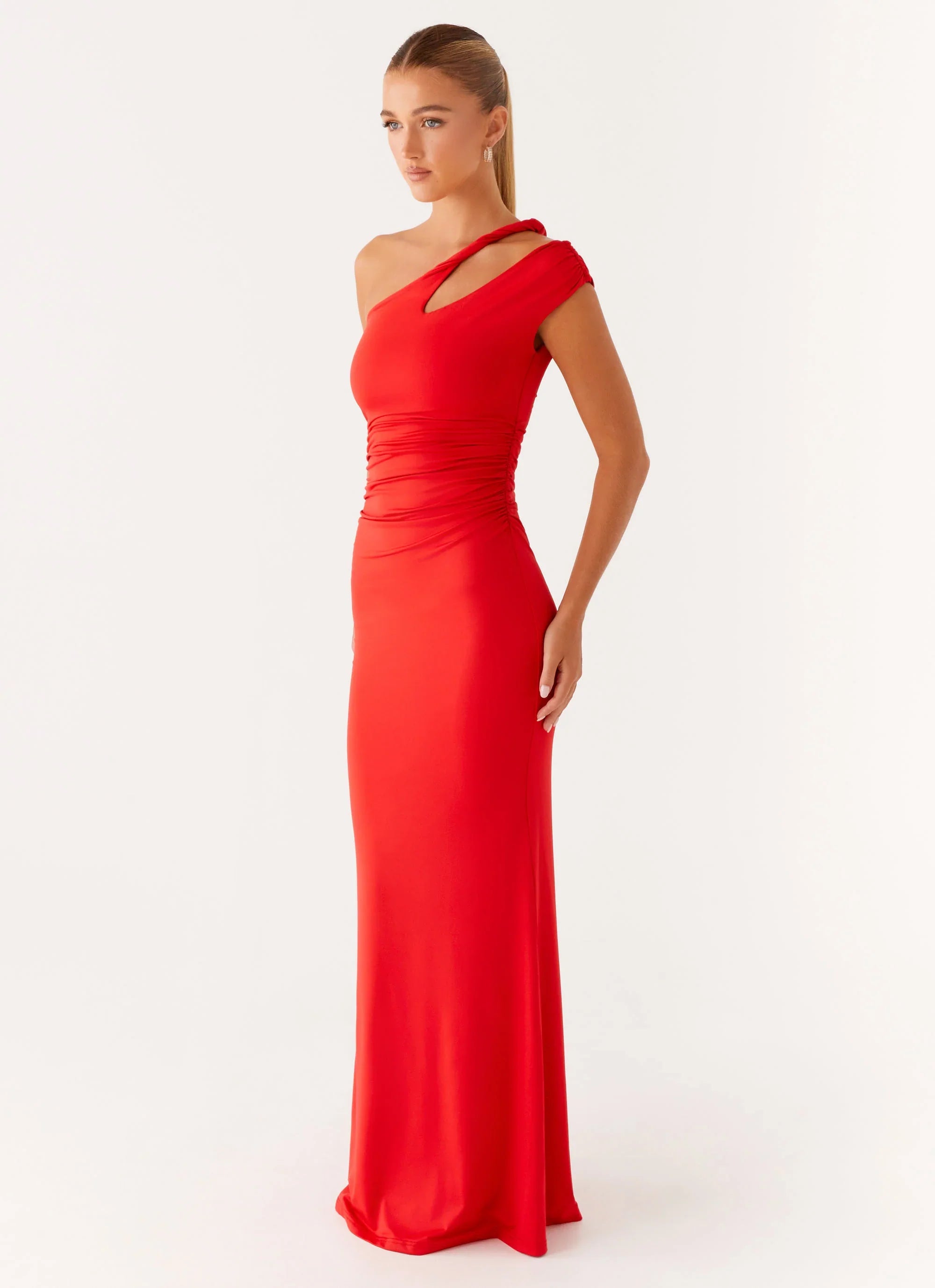 Lopez Maxi Dress - Tangerine
