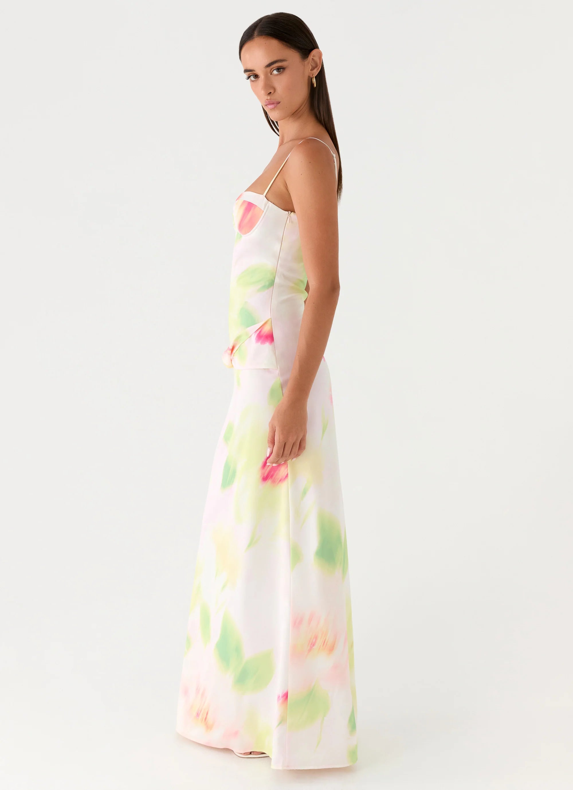 Burning Up Maxi Dress - Floral Romance