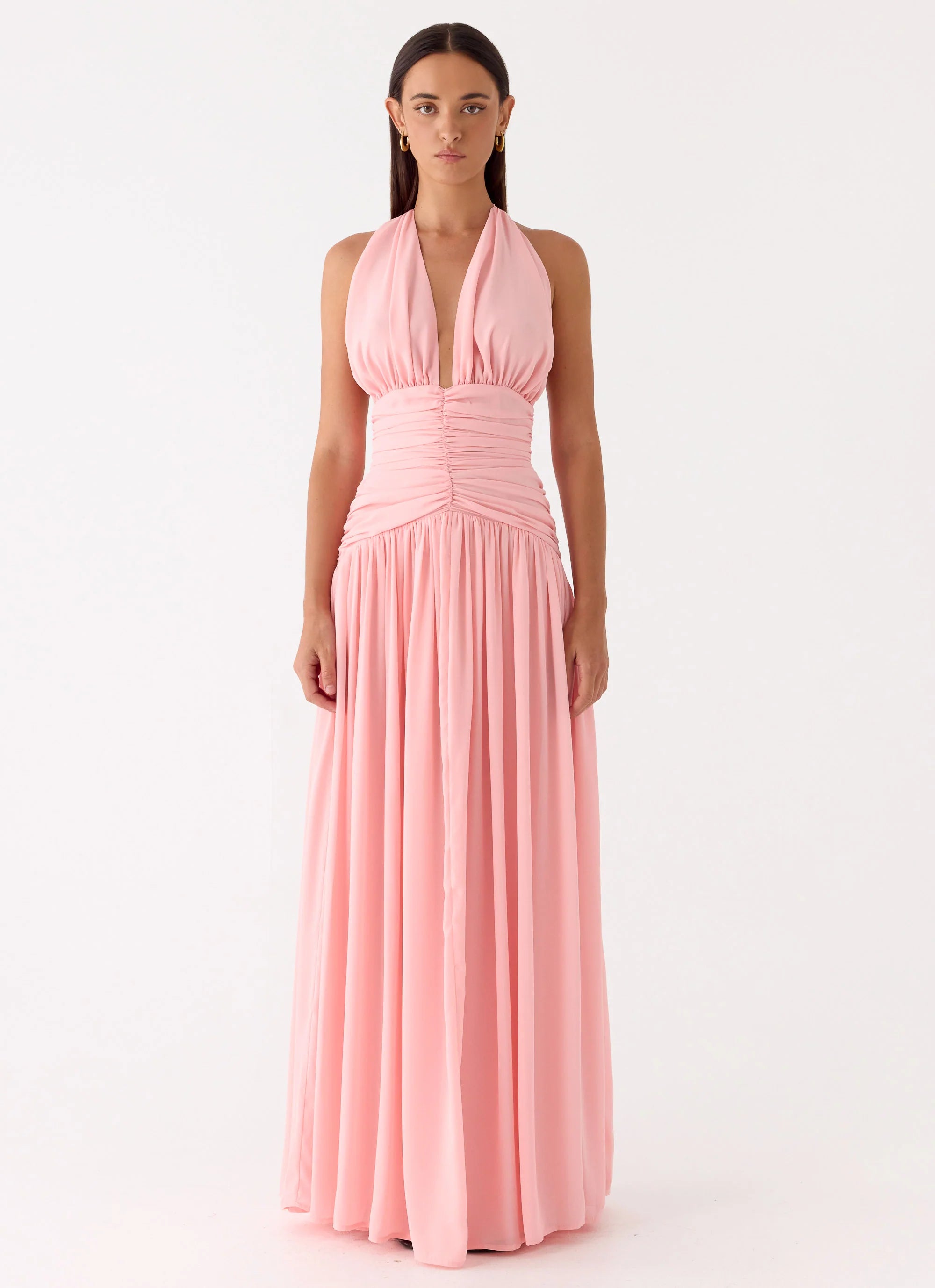 Jimena Maxi Dress - Peach