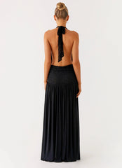 Full Attention Maxi Dress - Black