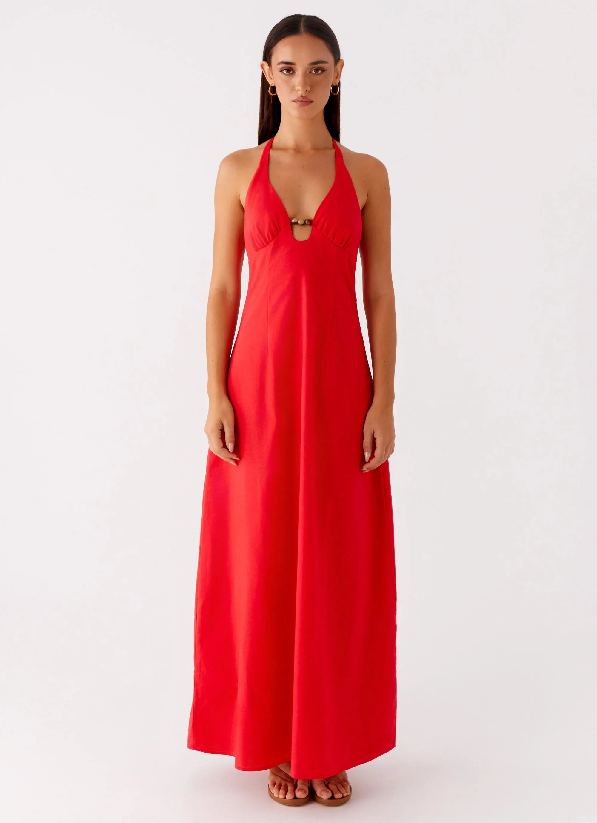Zana Maxi Dress - Red