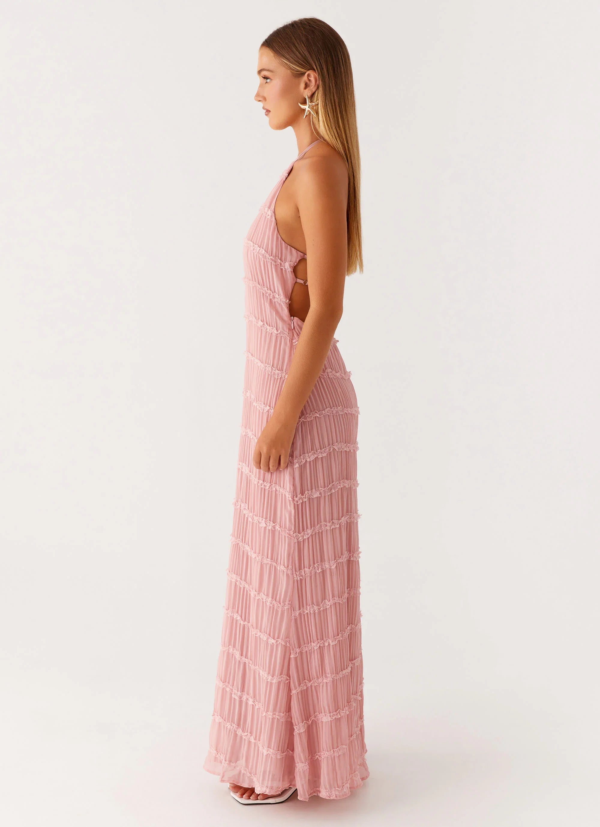 Aullie Maxi Dress - Pink