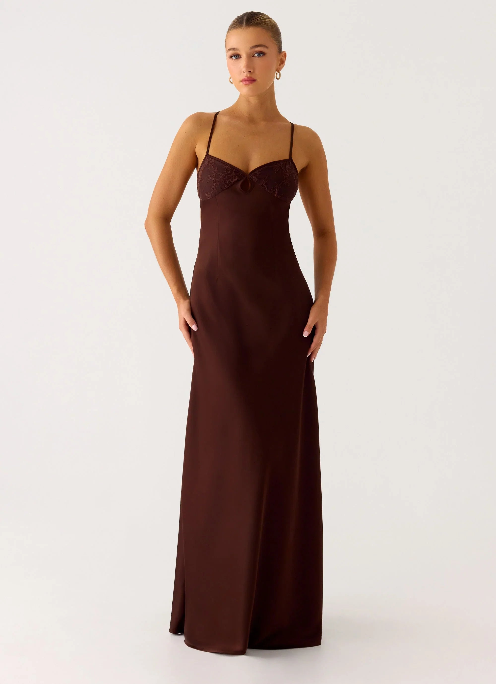 Joanie Maxi Dress - Chocolate