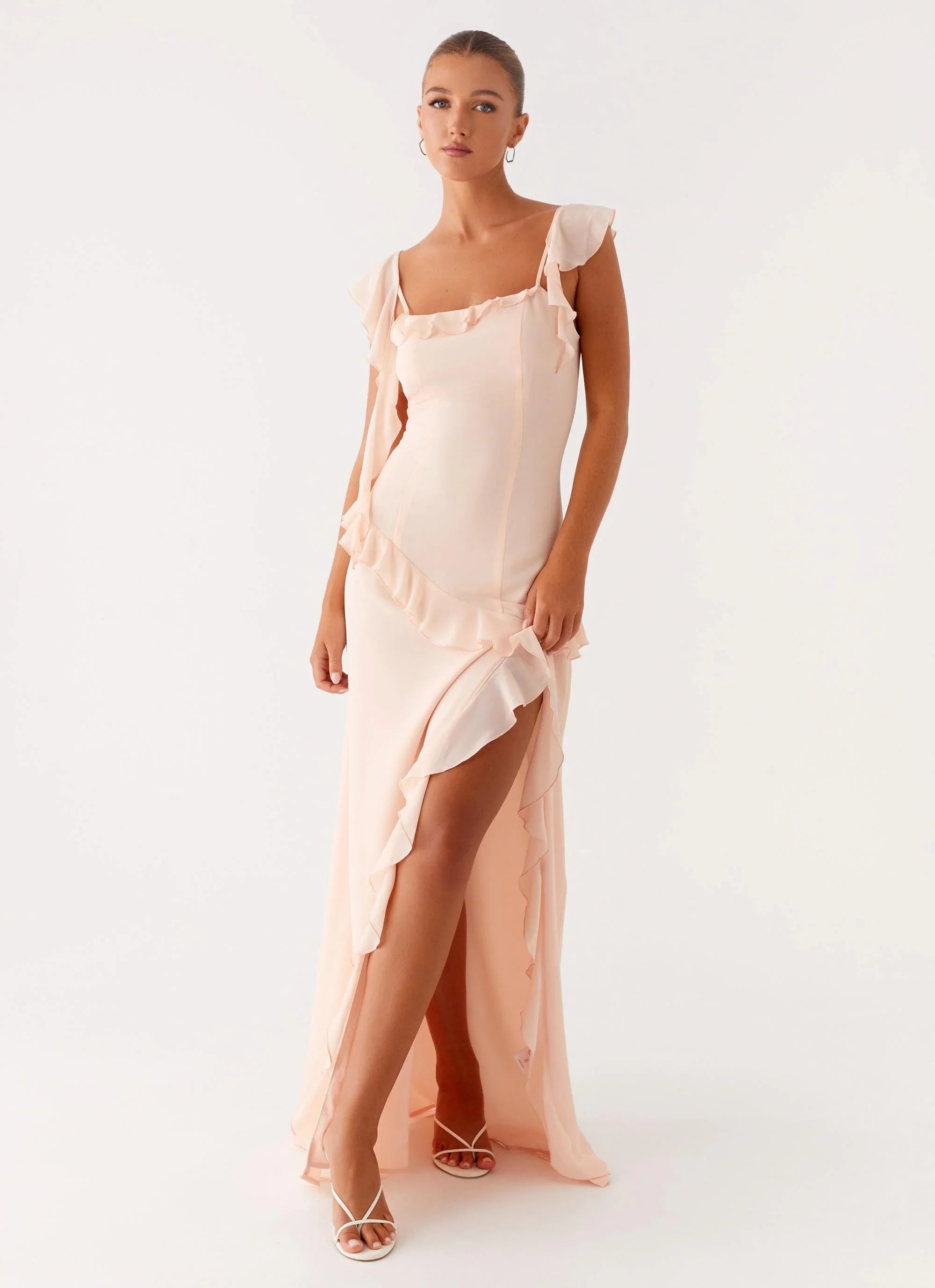 Naya Maxi Dress - Peach