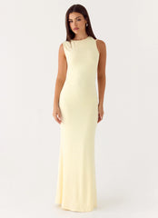 Reece Maxi Dress - Yellow