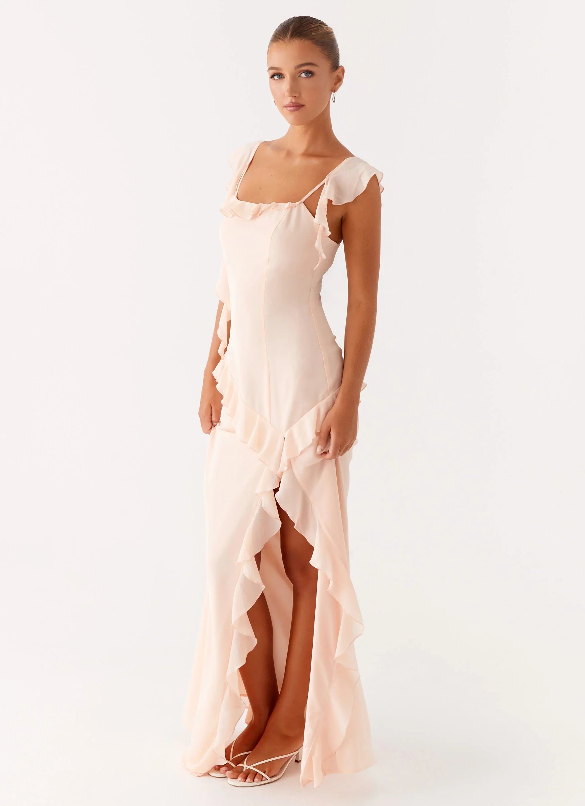 Naya Maxi Dress - Peach