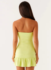 Tabi Mini Dress - Sunny Lime
