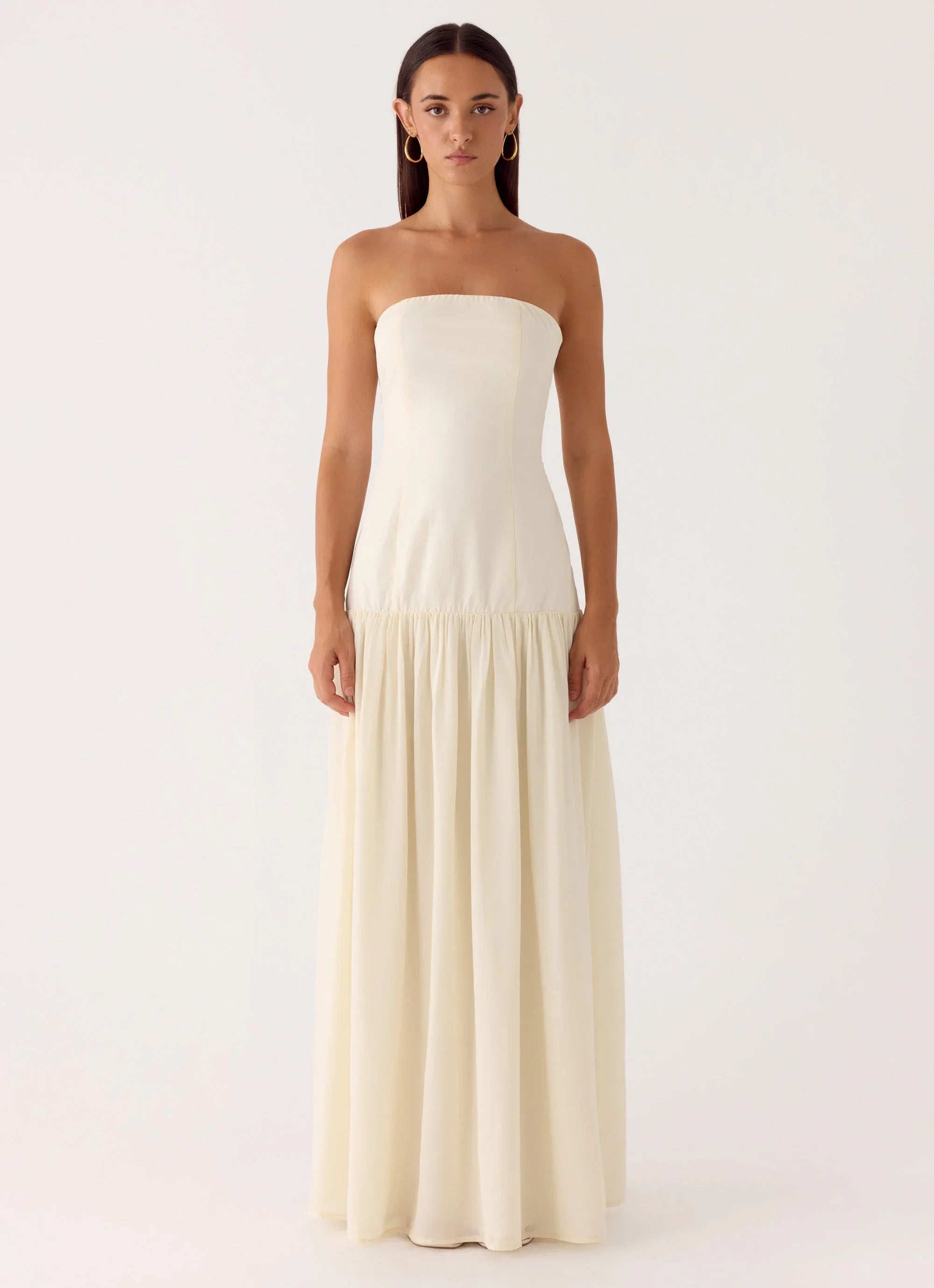 Slowing Tide Maxi Dress - Ivory