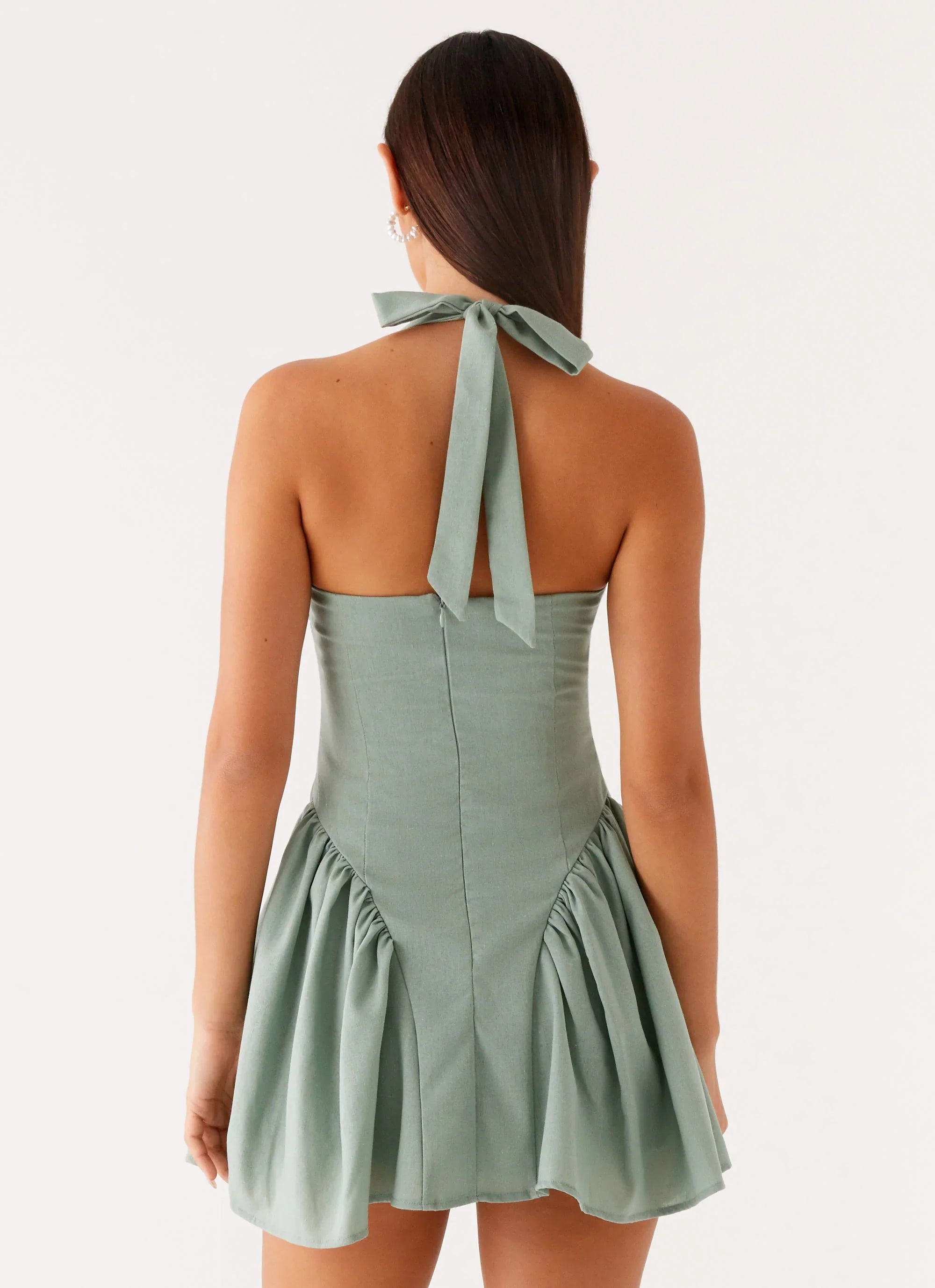 Fable Mini Dress - Sage