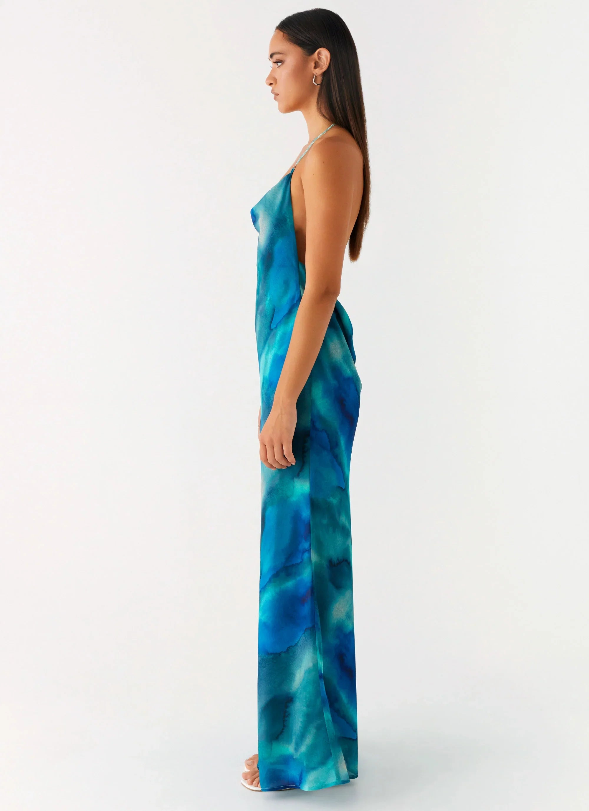 Journey Maxi Dress - Blue Tie Dye
