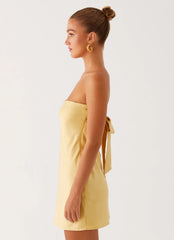 Yulina Mini Dress - Yellow